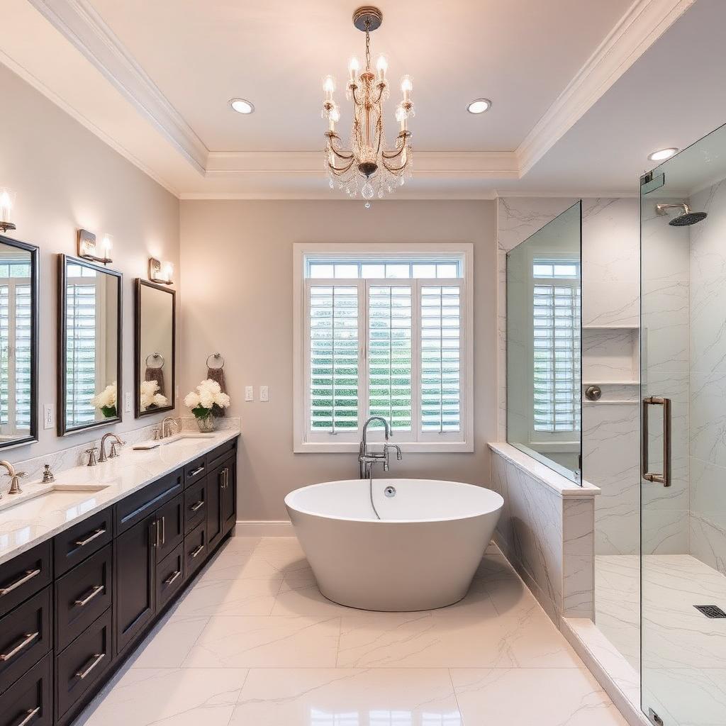 Luxury master bathroom