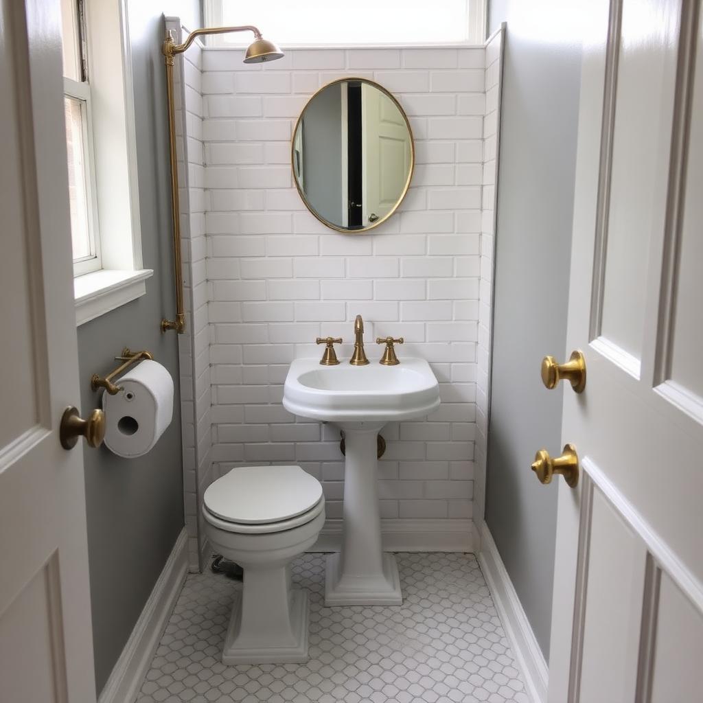 Vintage small bathroom