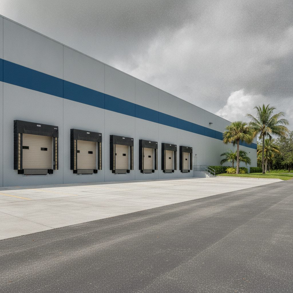 Warehouse exterior repaint
