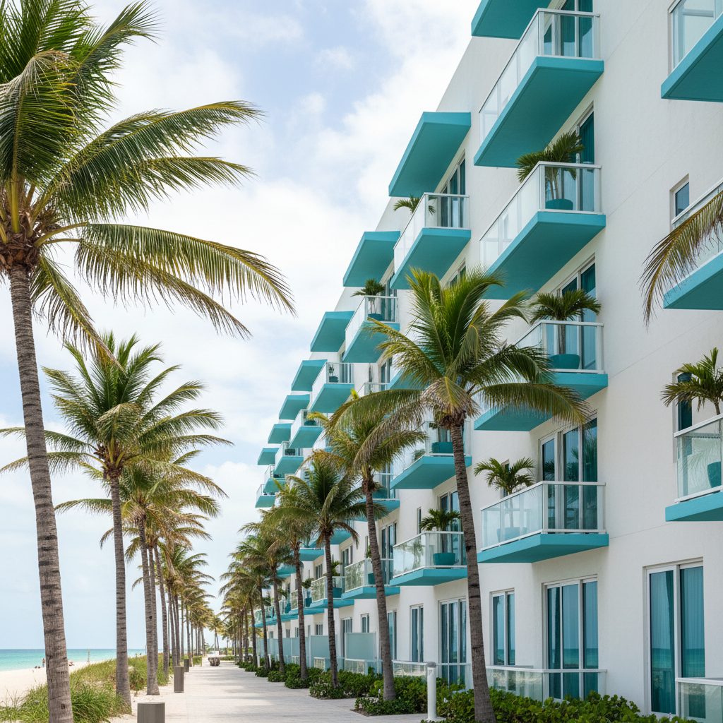 Hotel exterior repaint