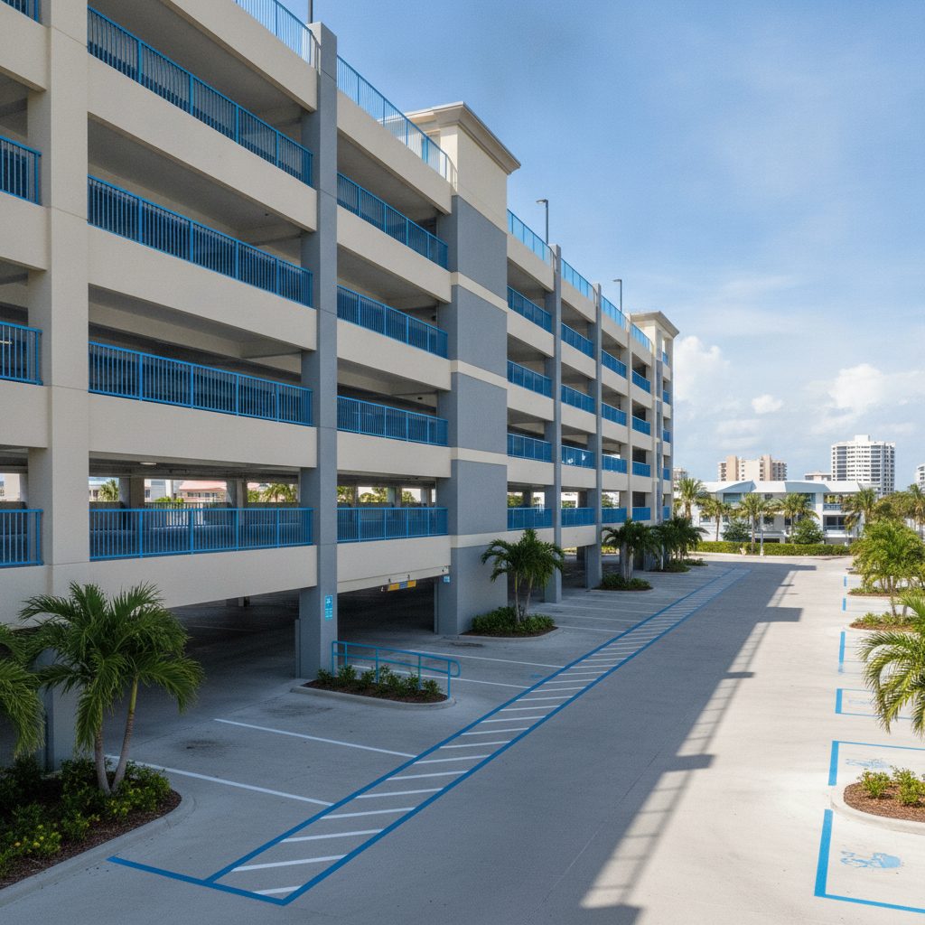 Parking garage repaint