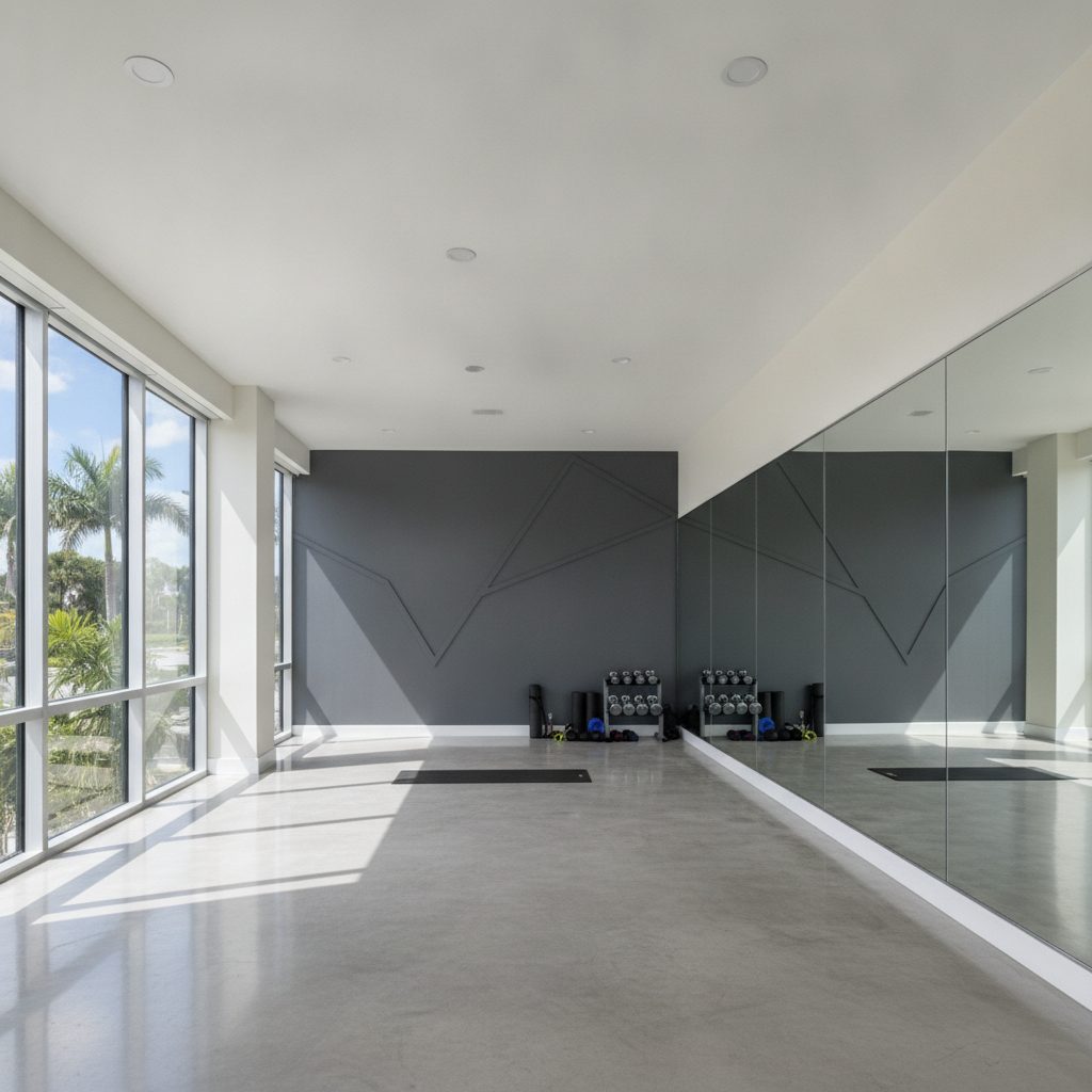 Gym interior repaint