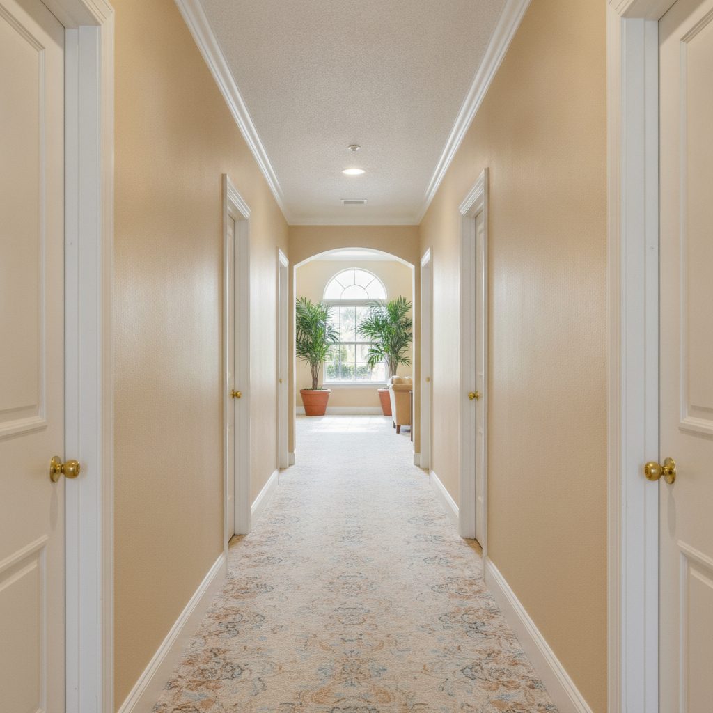 Hotel corridor repaint