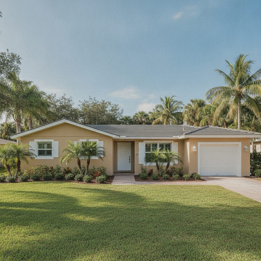 Ranch home repaint