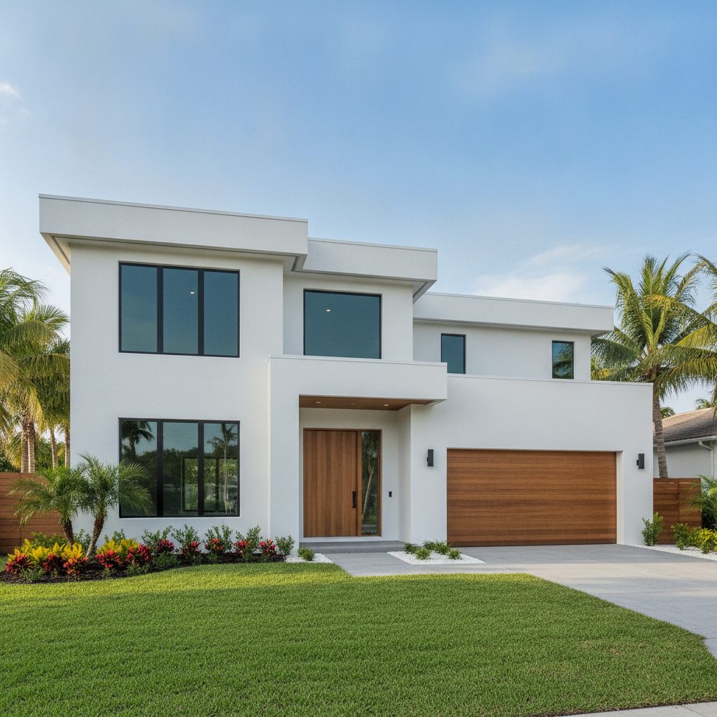 Modern home repaint