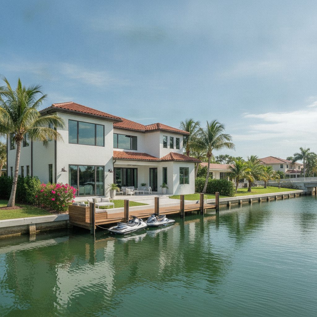 Waterfront home repaint