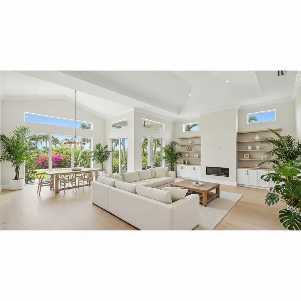Open-concept great room