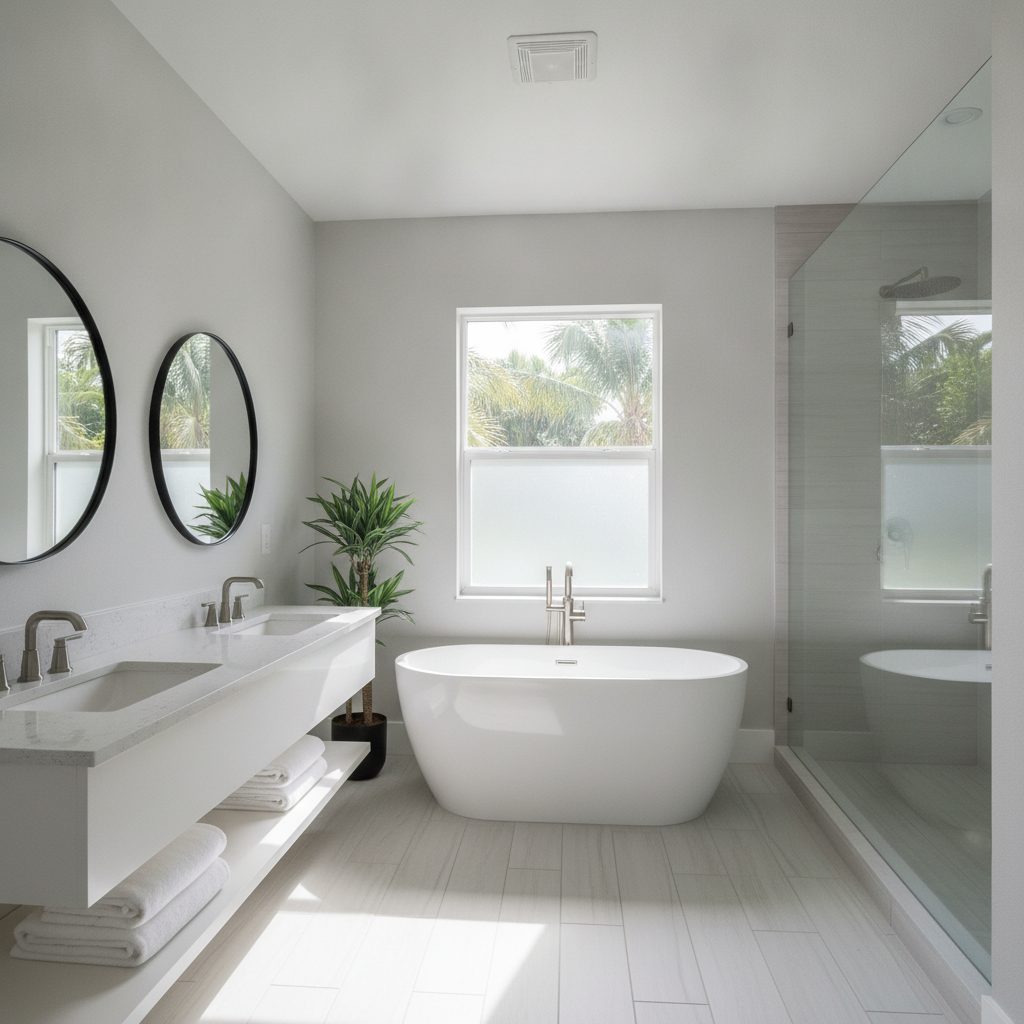 Bathroom repaint
