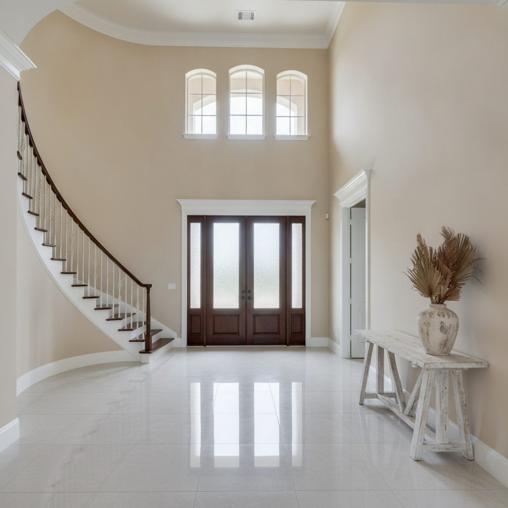Entry foyer repaint