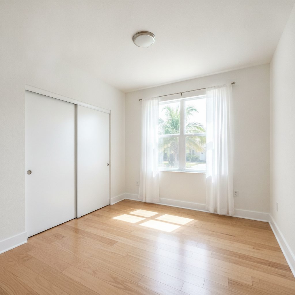 Second bedroom turnover