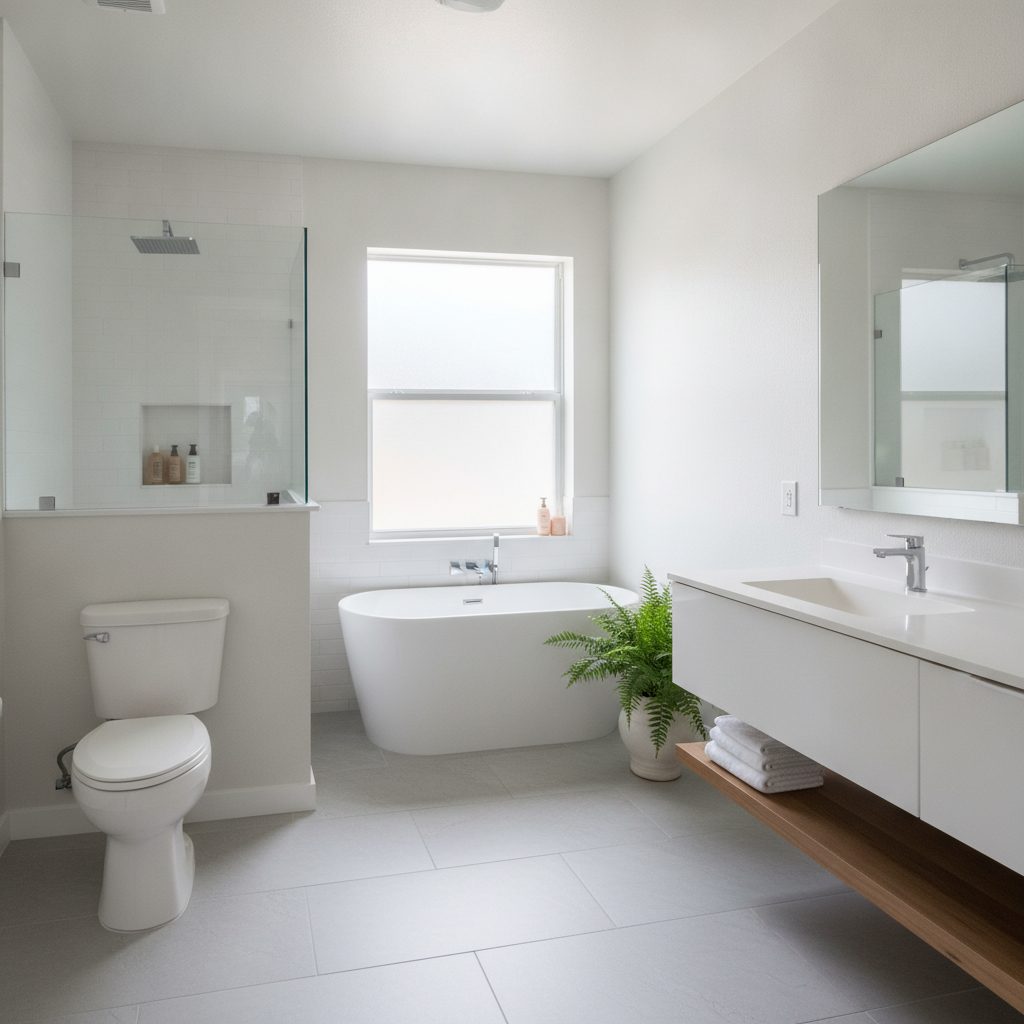 Bathroom turnover repaint